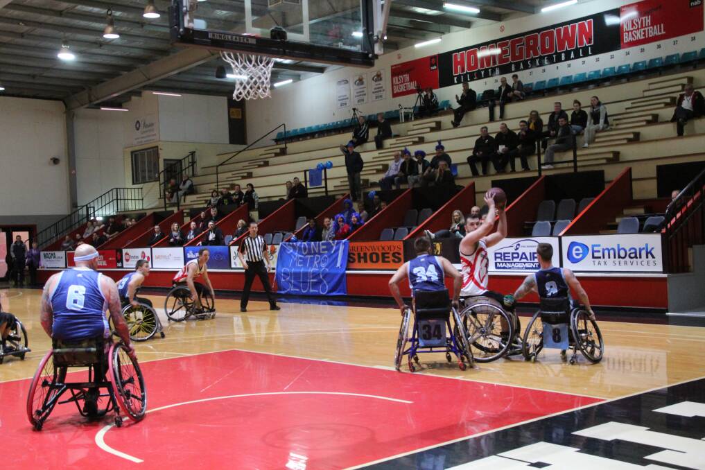 Too good: The Wollongong Roller Hawks won the National Wheelchair Basketball League grand final on Sunday. 