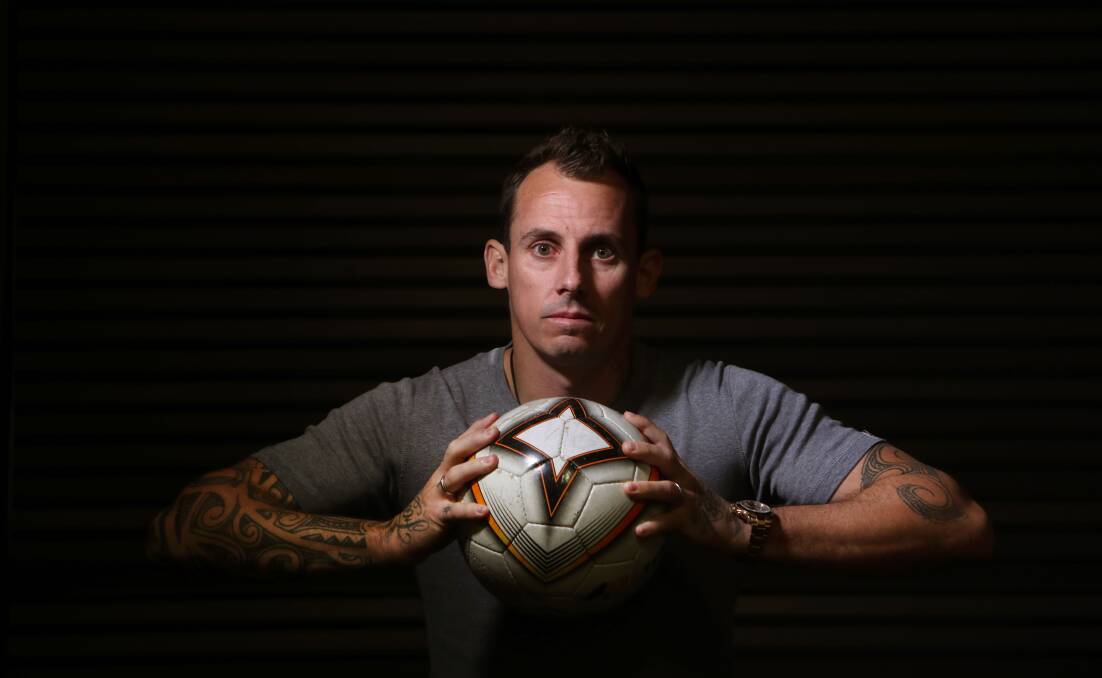 Leader of the pack: Wollongong Wolves coach and former Socceroos defender Luke Wilkshire.
