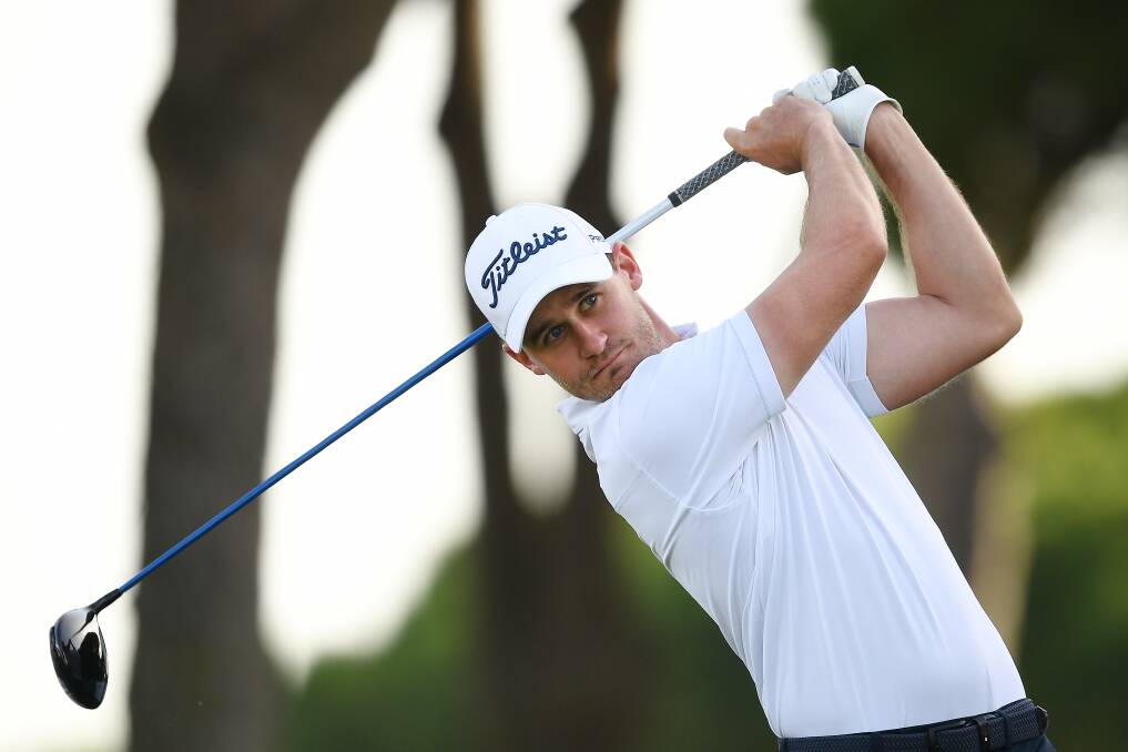 On target: Jarryd Felton of Australia tees off in Spain this year. He's a past NSW Amateur winner. Picture: Octavio Passos/Getty Images
