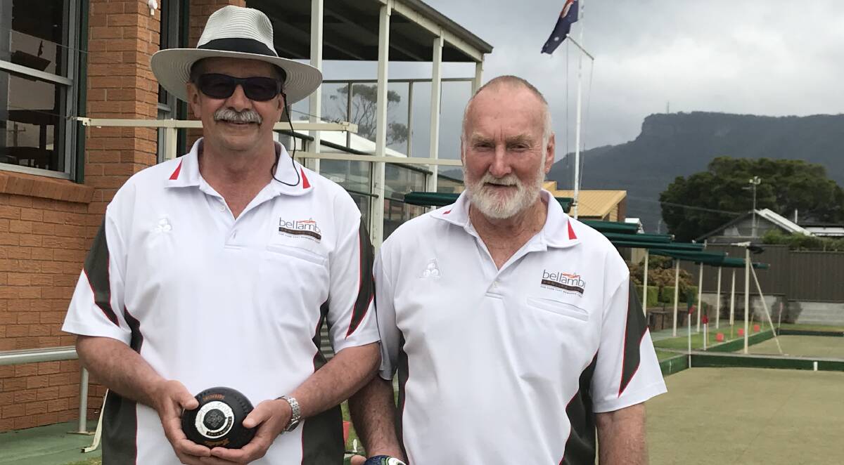 Title: Bellambi's Mick Horrell and Phil Bartrim will play in the Zone Champion of Club Champion Pairs.