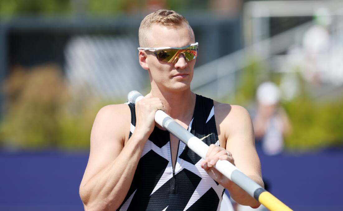 Positive: US pole vaulter Sam Kendricks. Picture: Andy Lyons/Getty Images