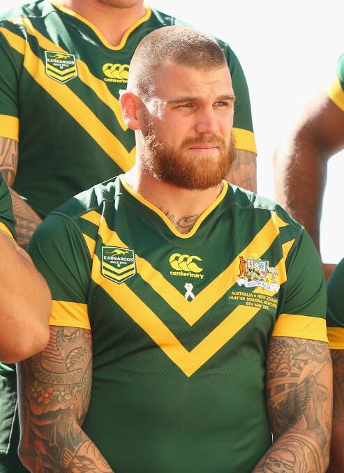 Chance: Josh Dugan is a World Cup selection contender for Australia. 