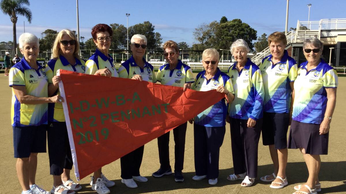 Champs: The Kiama Women's Grade 2 pennant team are bidding to win the state flag in the club's centenary year.