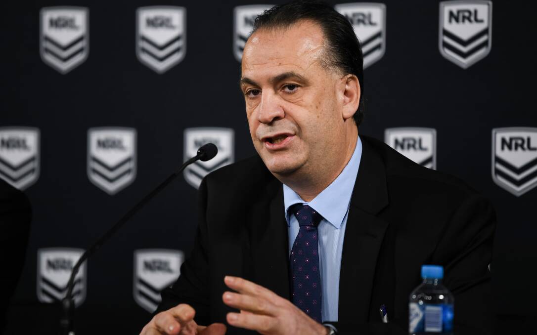 Ambitious: ARL Commission chairman Peter V'Landys. Picture: NRL Imagery