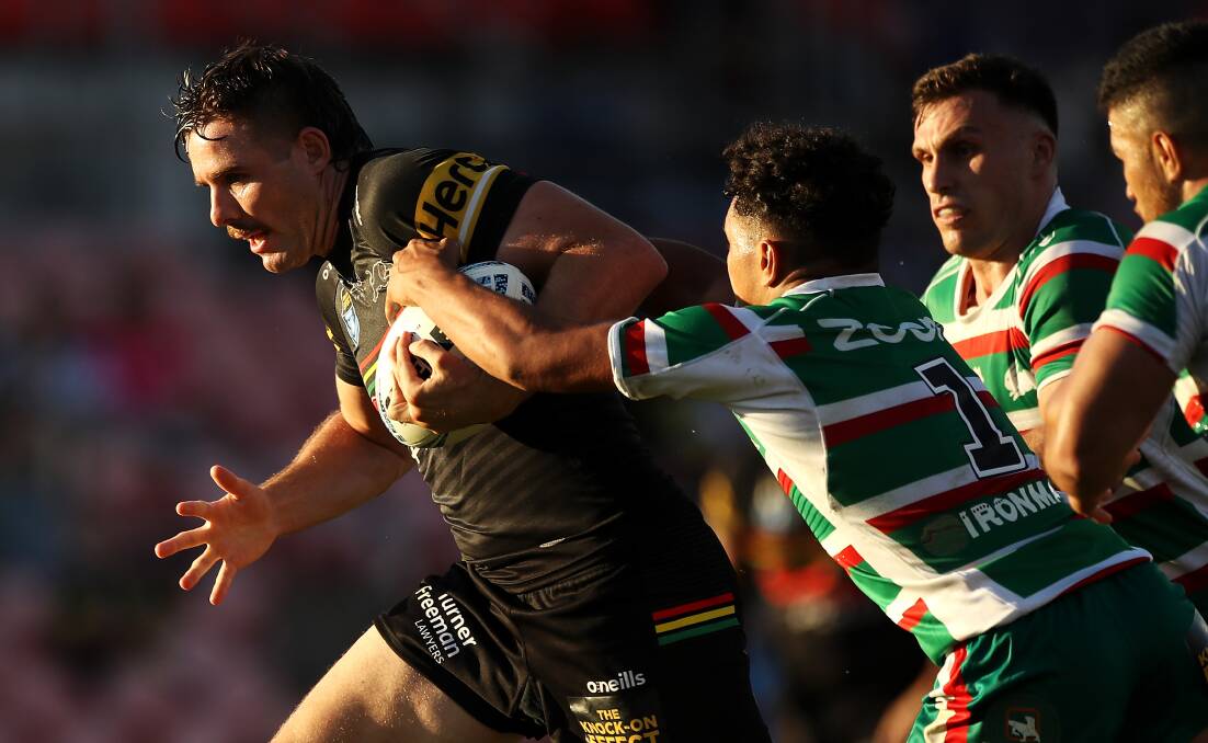 Charge: Billy Burns (left). Picture: Mark Kolbe/Getty Images
