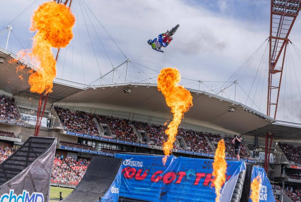 Ready to fly: The Nitro Circus will tour Australia next year, including coming to WIN Stadium on March 11. 