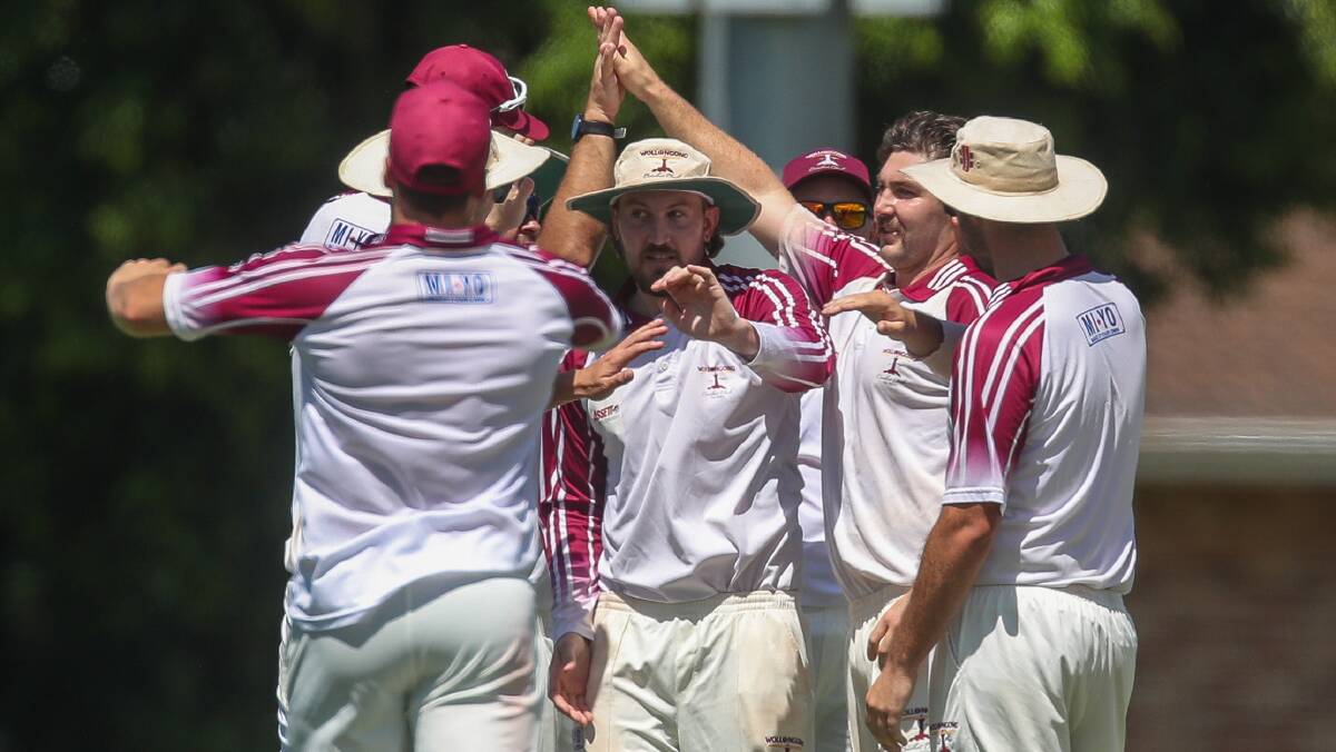 Leading the way: Wollongong are top of the Illawarra cricket ladder with two rounds remaining. Picture: Adam McLean