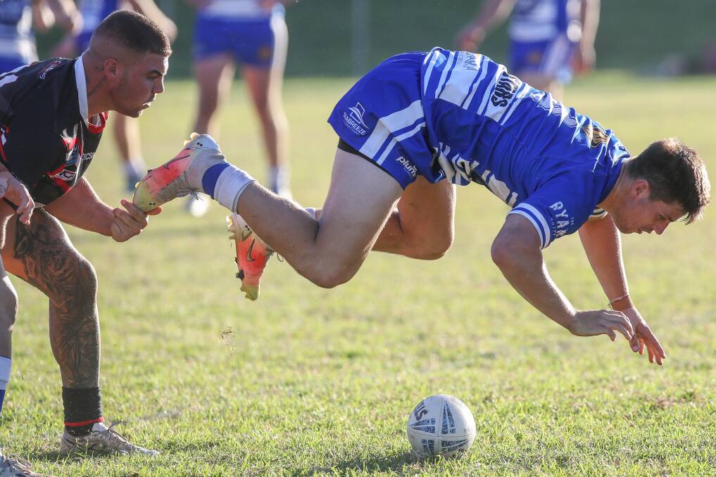 Rise up: Thirroul centre Scott Galeano, pictured earlier this season, played in the Butchers win over Wests. Picture: Adam McLean