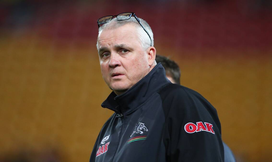 Action: Anthony Griffin will take over as St George Illawarra coach next season. Picture: Jason O'Brien/NRL Imagery