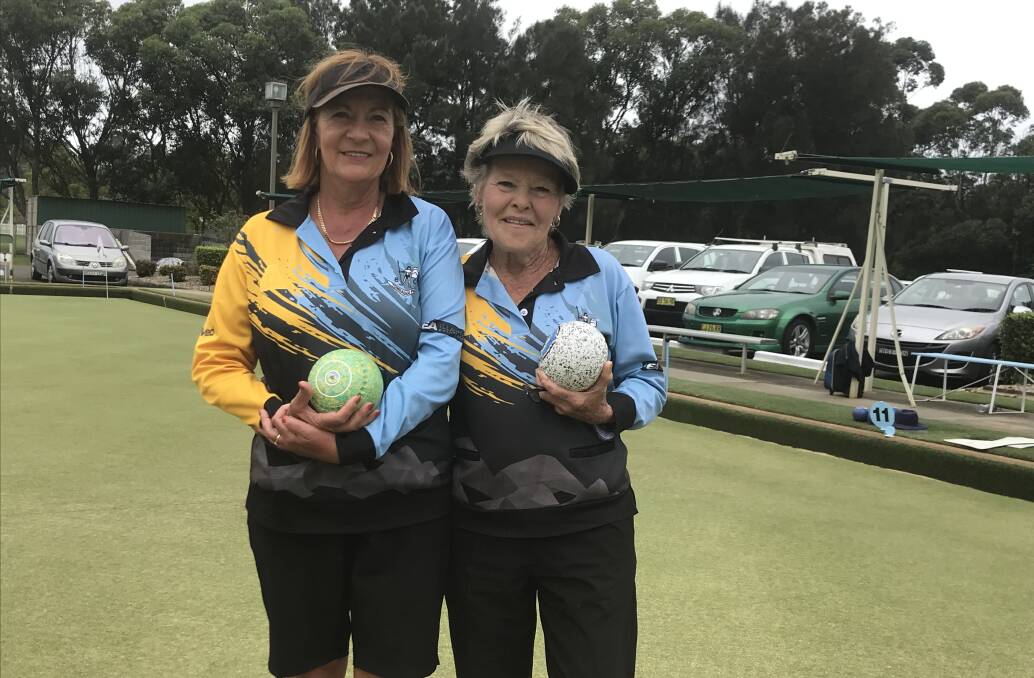State bound: Towradgis Julie Woods and Kay Gill will play in the Open Pairs at the 2021 Womens State Championships. Picture: Mike Driscoll