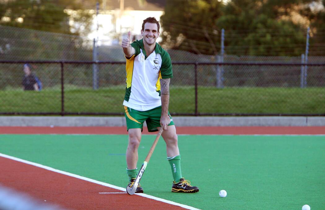 Strike force: Kieran Govers in his Albion Park kit earlier this year. He scored a double for Australia on Thursday night. 