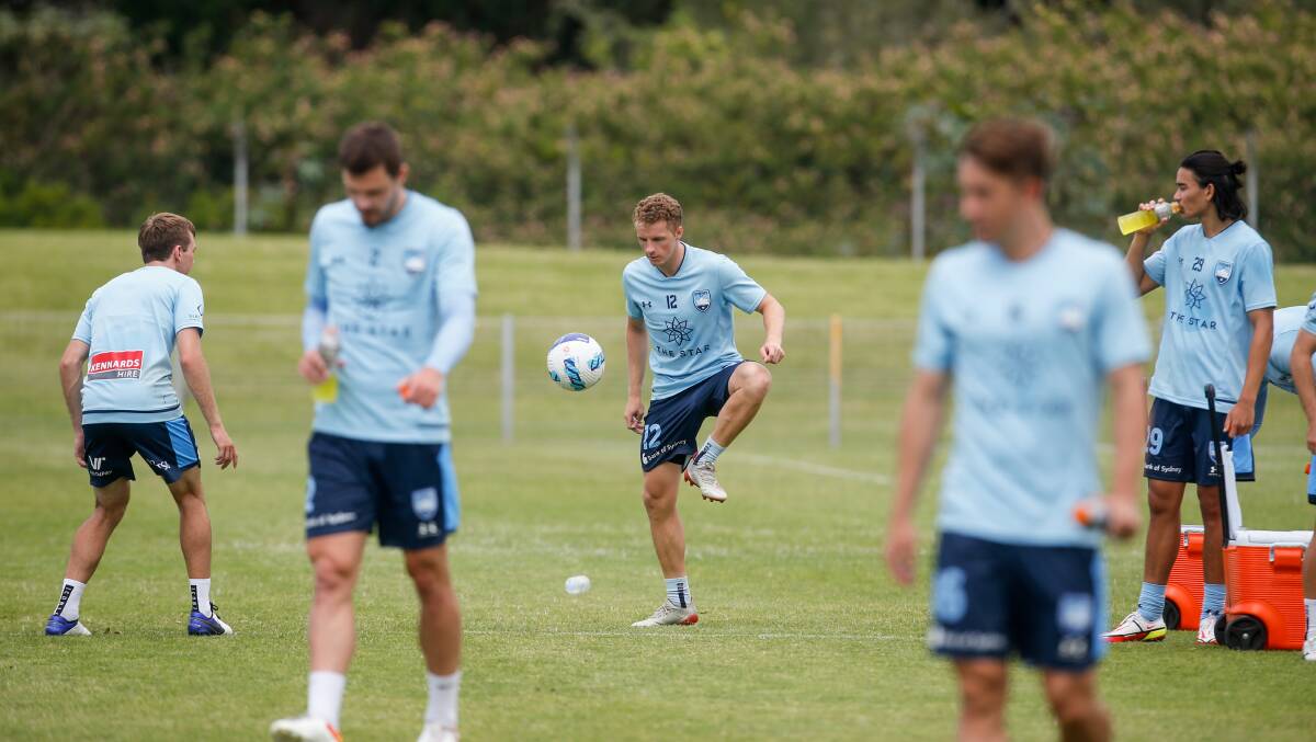 Sydney FC, who trained in Wollongong in pre-season, could benefit from the decision to host the A-League grand final in Sydney. Picture by Anna Warr