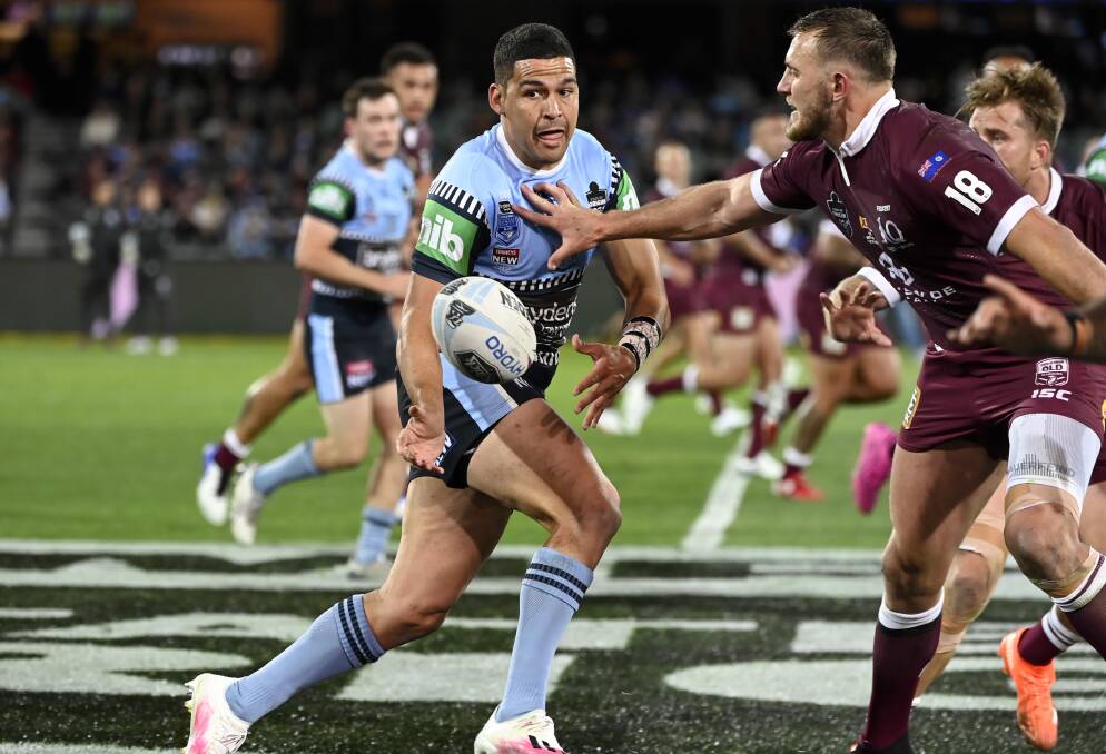 Another chance: Cody Walker will start at five-eighth for NSW on Wednesday night in Sydney. Picture: Grant Trouville/NRL imagery