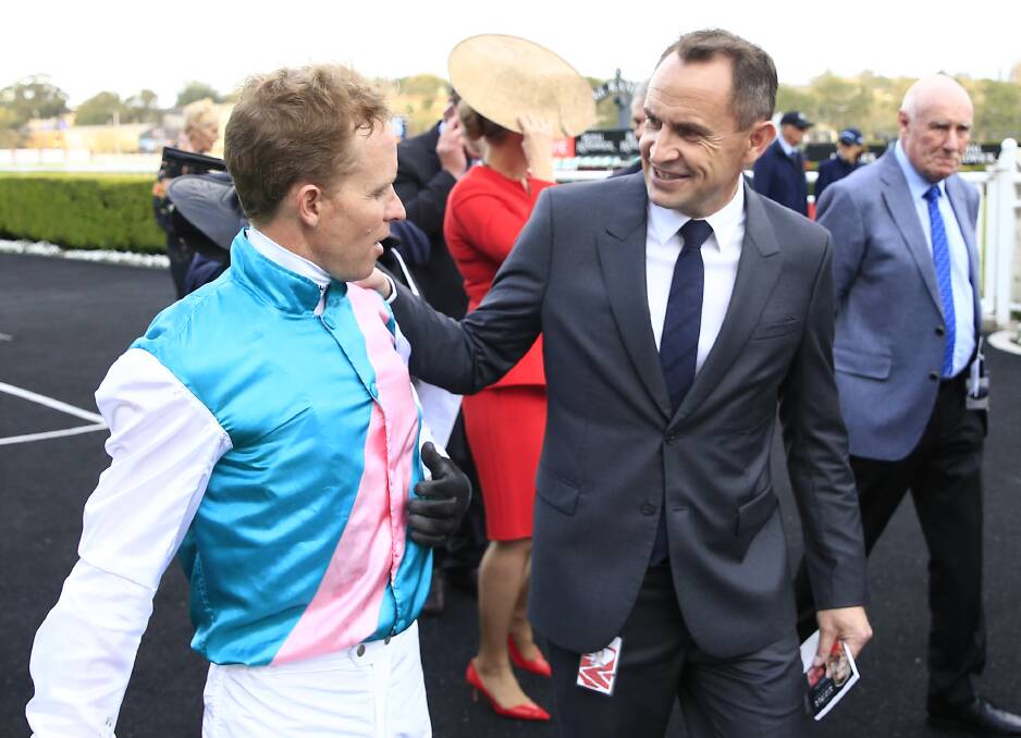 Dynamic duo: Kerrin McEvoy will ride the Chris Waller-trained Finche in Tuesday's Melbourne Cup. Picture: Mark Evans/Getty Images