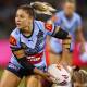 Lead the way: NSW and Dragons hooker Keeley Davis is a key part of the NRLW charge. Picture: Keegan Carroll