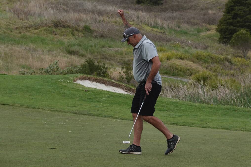 Success: Grahame Stinson won the Shell Cove qualifier to compete in the NSW Open last year. He will play at the Australian Senior PGA on Thursday. Picture: Dave Tease/Golf NSW