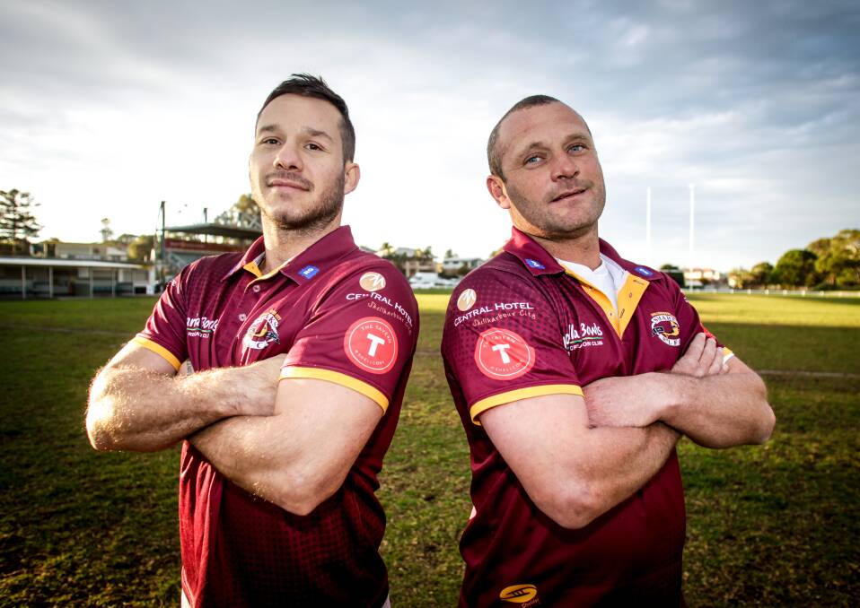 Double delight: Shellharbour captain Hans Schuster will play his 250th game, while Adam Taylor lines up in No.350. Picture: Georgia Matts
