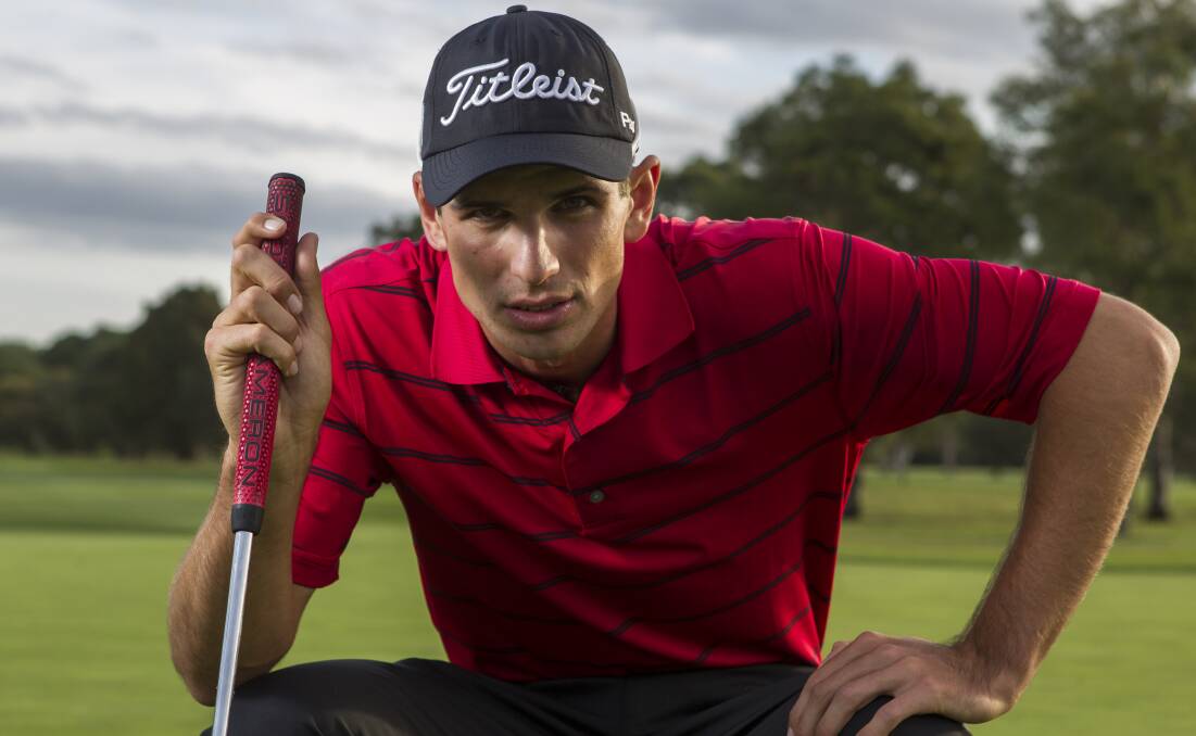 Close call: Jordan Zunic fought back at the Victorian Open, but missed the cut. 