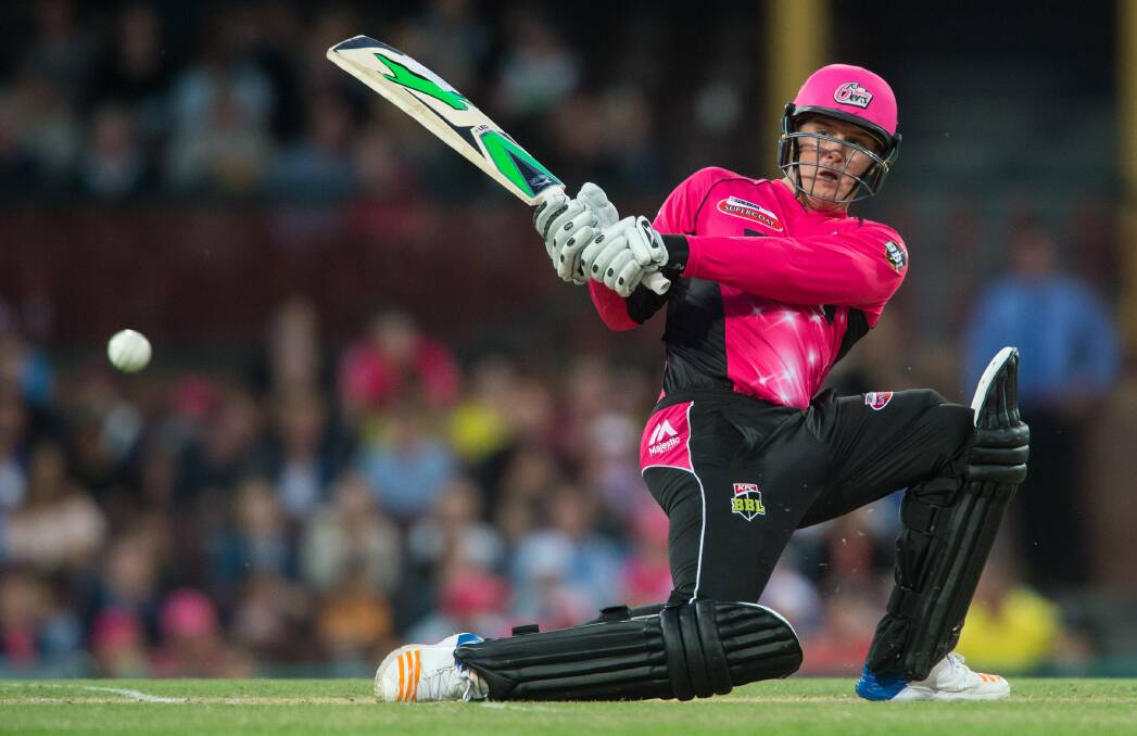 Reverse sweep: English international Jason Roy will play for the Sydney Sixers in Wollongong. Picture: Sydney Sixers