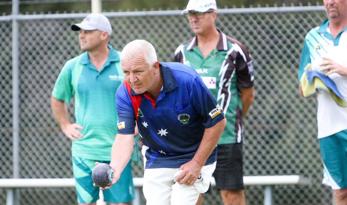 Form: Woonona's Barry Martin skipped his rink to a win over Kiama in round seven of the top grade Southern Conference. Picture: Sylvia Liber