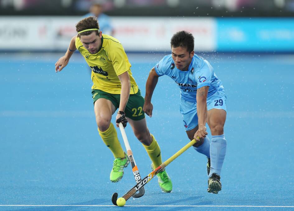 Hamstrung: Wollongong's Australian hockey talent Flynn Ogilvie will miss at least six months. Picture: Alex Morton/Getty Images
