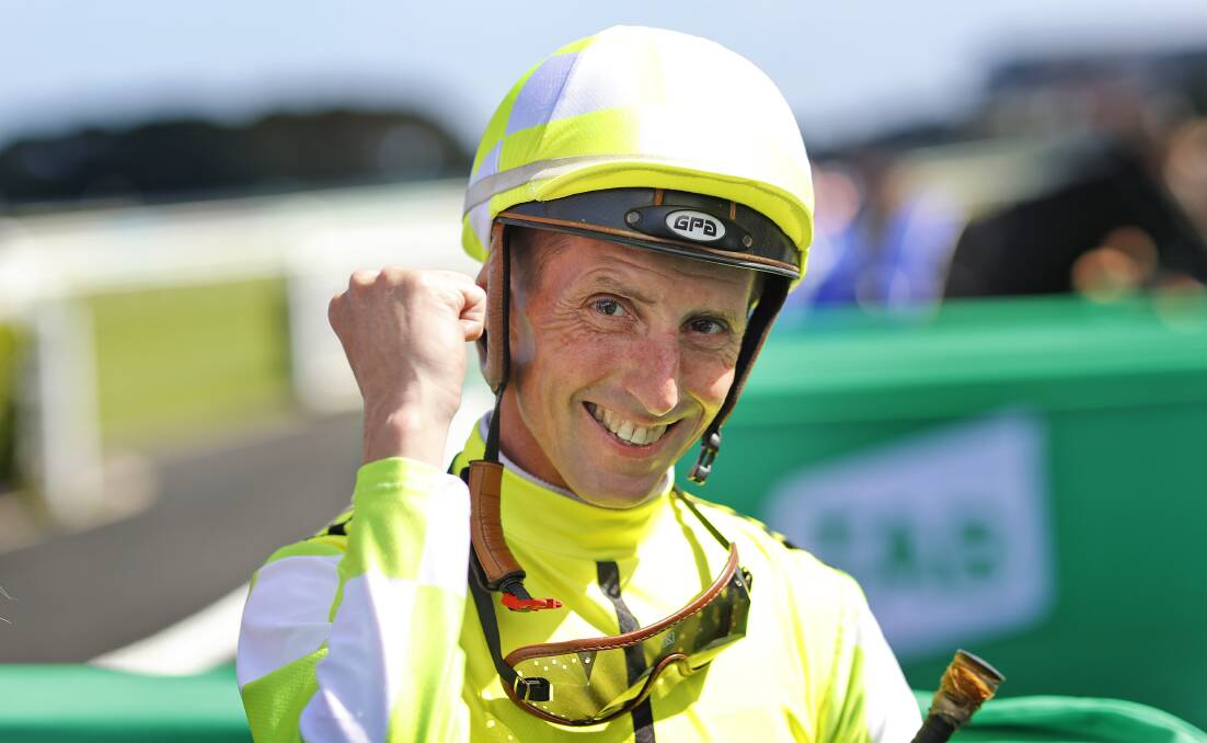 Riding high: Top Sydney jockey Nash Rawiller will ride Think It Over in the Chelmsford Stakes at Randwick on Saturday. Picture: Mark Evans/Getty Images