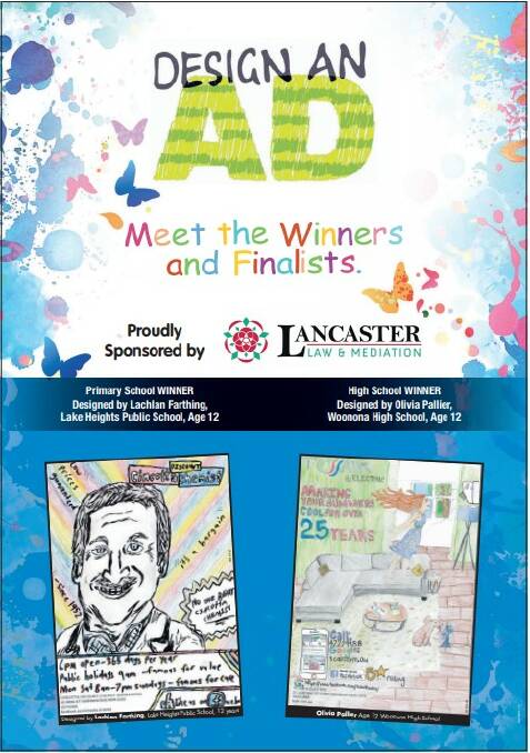 Here are the finalist ads created by Illawarra school students