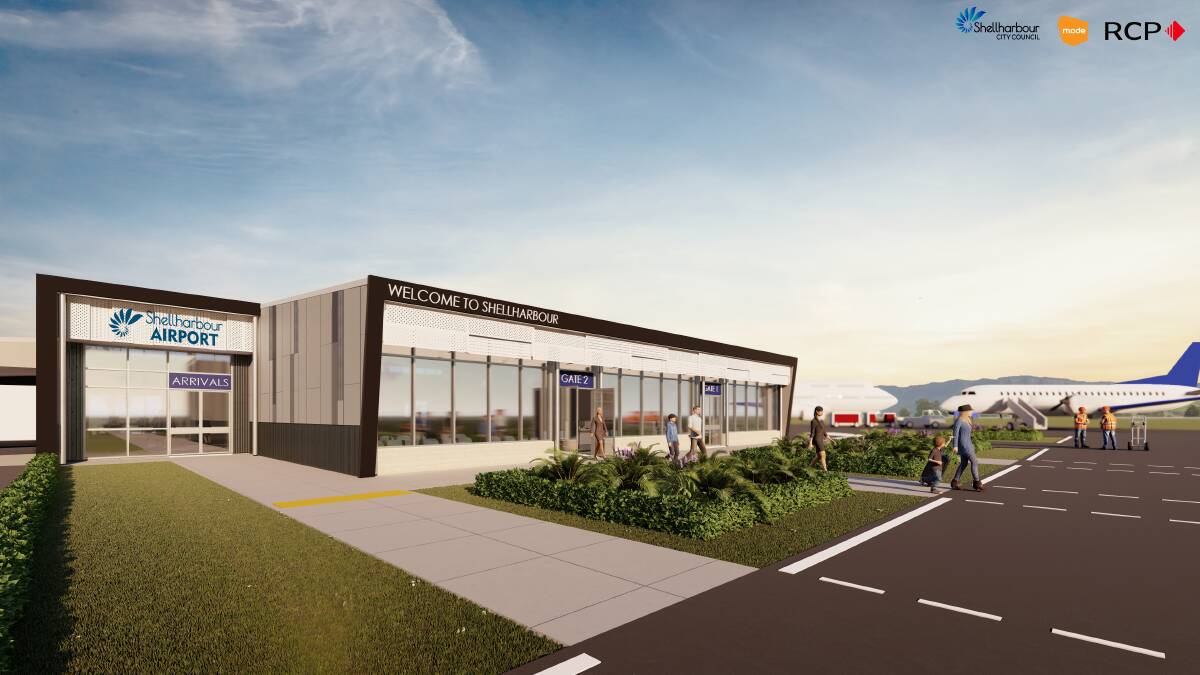  Live Local, Fly Local: Artists impressions of the new Shellharbour Airport Terminal.