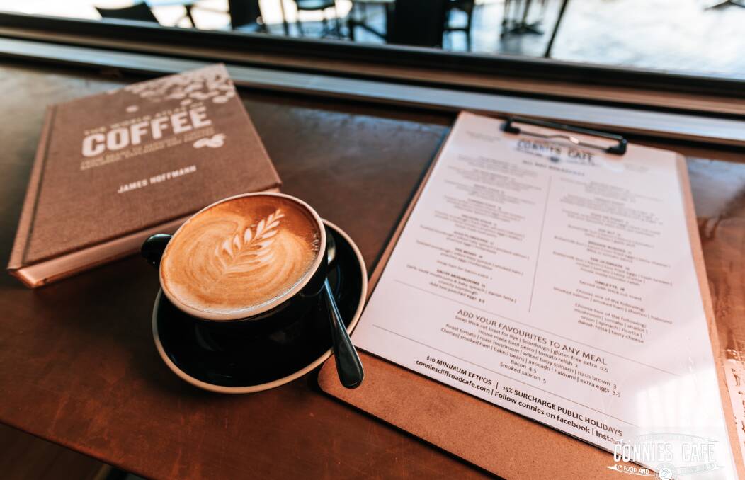 Get your coffee fix: Connies Cafe has experienced baristas serving up a quality blend of coffee from 6.30am-3pm at the Cliff Road, Wollongong premises.
