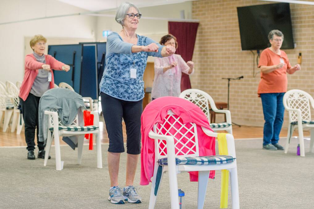 Forever Young: The group exercise program is open to seniors of all fitness levels and abilities and helps to improve balance, strength, endurance and flexibility.
