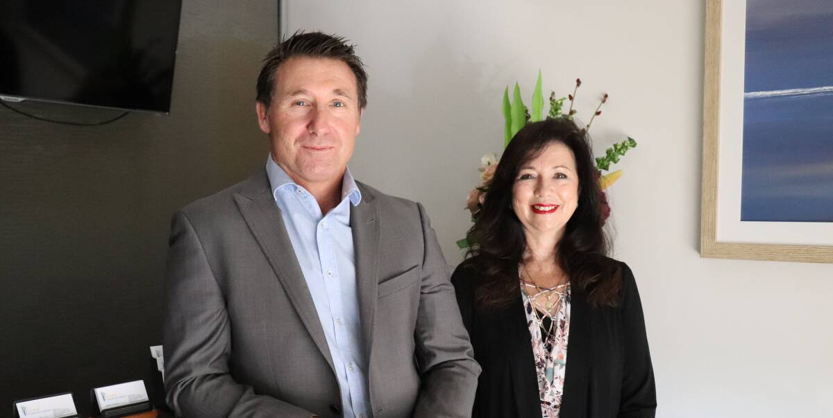 Expert advice: Michael Edwards and Debbie Warriner, company directors and financial advisers at Cove Financial Group based in Shellharbour.