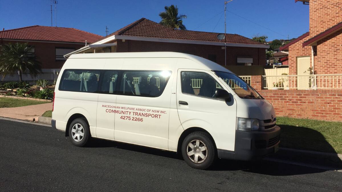 Here to help you: The Macedonian Welfare Association of NSW Inc has many services to support the Macedonian and wider community including two buses for community transport, one of which is wheelchair accessible.