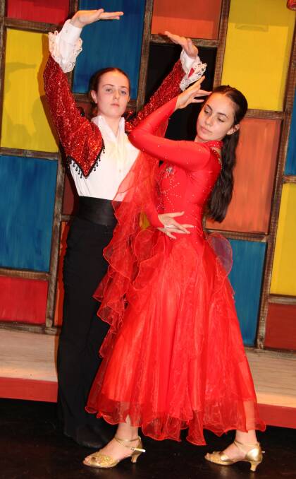 Musical production: Strictly Ballroom is currently showing at the school. Scott is played by Holly Severn and Fran is played by Alanah Hunter.