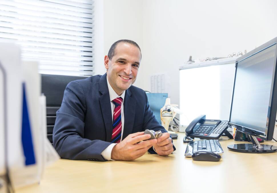 Highly skilled: Dr Fred Nouh is a Wollongong based orthopaedic surgeon that specialises in all aspects of hip and knee surgery. 