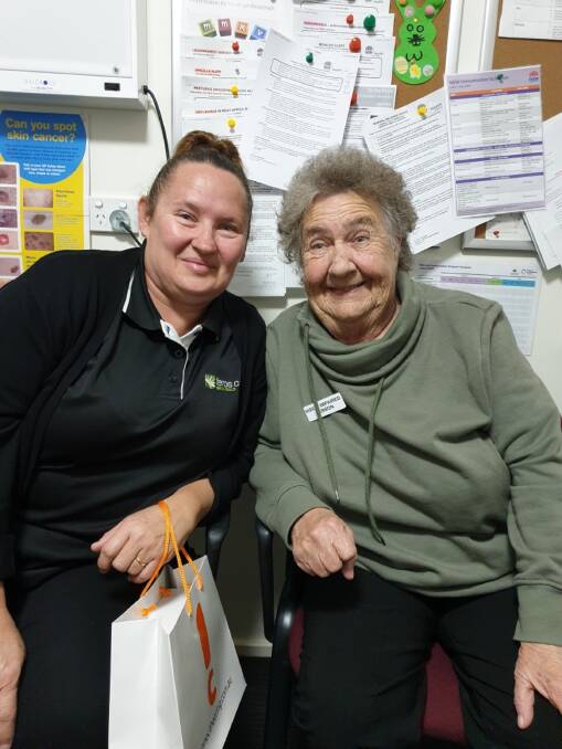 Help at home: Alice Carter says her Feros Care community support worker, Angela Diamond is not just a carer, she's a friend.