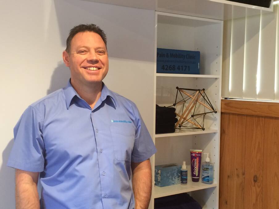 Therapist Scott Baines, The Pain and Mobility Clinic in Thirroul: “Patients have to experience just how much Finch therapy can change their life.”
