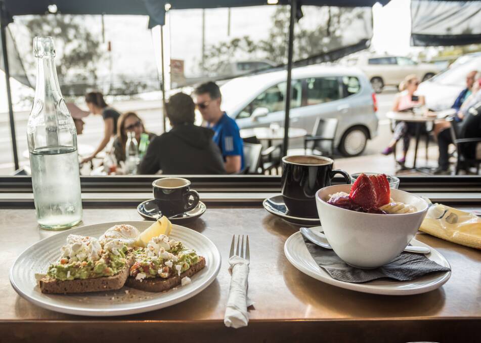 Breakfast done right: The extensive menu is sure to delight at Connies Cafe with everything from a full big breakfast, avocado smash, omelettes, porridge and muesli to an entire menu dedicated to their delicious Acai bowls.