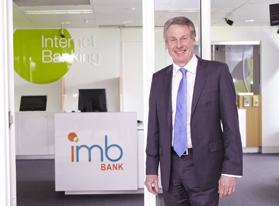secure banking services: IMB CEO Robert Ryan. The bank continues to deliver highly competitive products and services to their growing customer base.