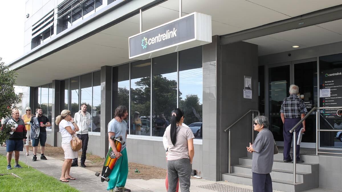 'I've always worked' - the Illawarra's new unemployed queue on Baan Baan St
