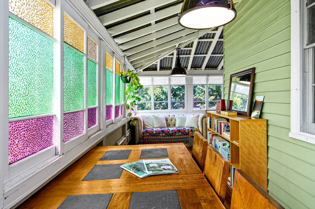 The home has lots of living areas, including a "massive" enclosed wrap-around verandah. 