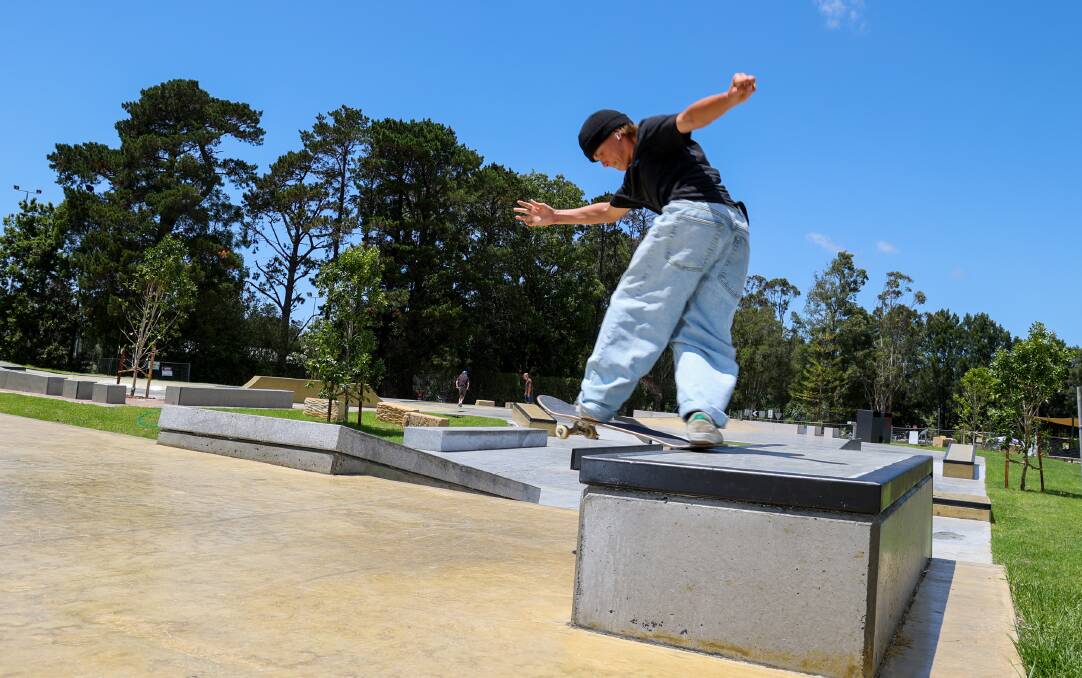 Riders have praised the almost-open park as the best in the region, maybe the state. Picture: Wesley Lonergan