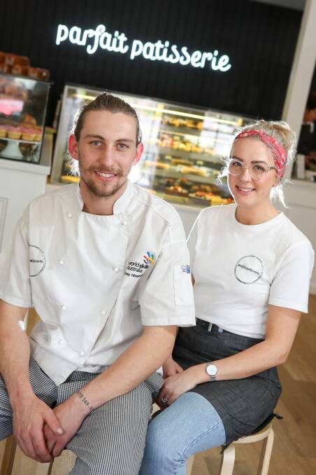 The newly-opened patisserie is the dream of Troy and Samantha Hindmarch. Pictures: Adam McLean 