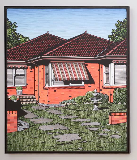 Bellambi red brick and awnings, by Christopher Zanko. 