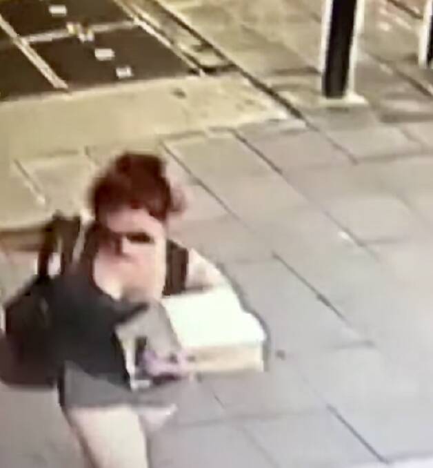 'She went to town!': accused Wollongong cake-snatcher wanted by police