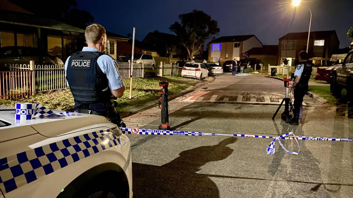 Police have cordoned off a public housing complex in Warrawong after a woman was stabbed.