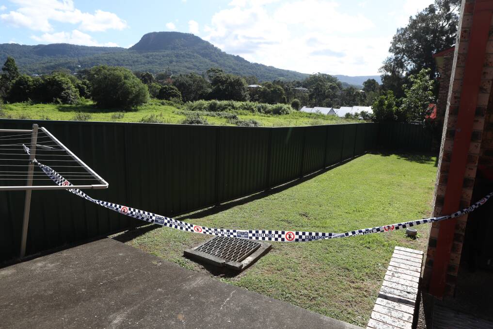 The resident believes the knifeman made off on a path that runs behind the complex's Colorbond fence. Picture: Robert Peet