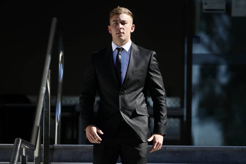 Callan Sinclair at court on Tuesday. Picture: Adam McLean 