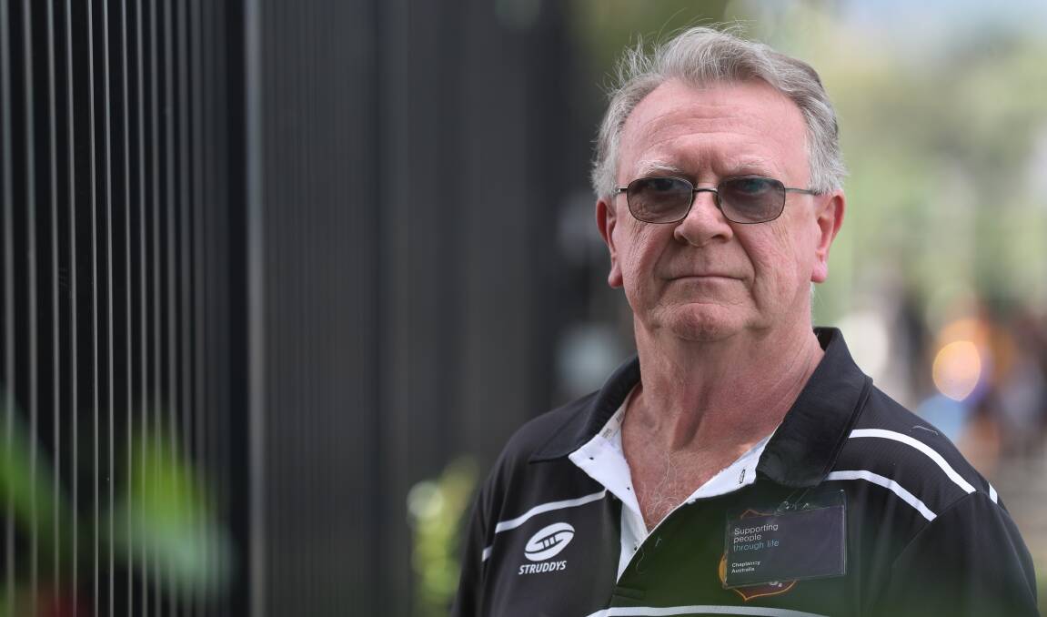 Brian Boulton is urging Illawarra parents to have a difficult conversation with children potentially affected by a boy's public suicide death on Monday. Picture: Robert Peet 