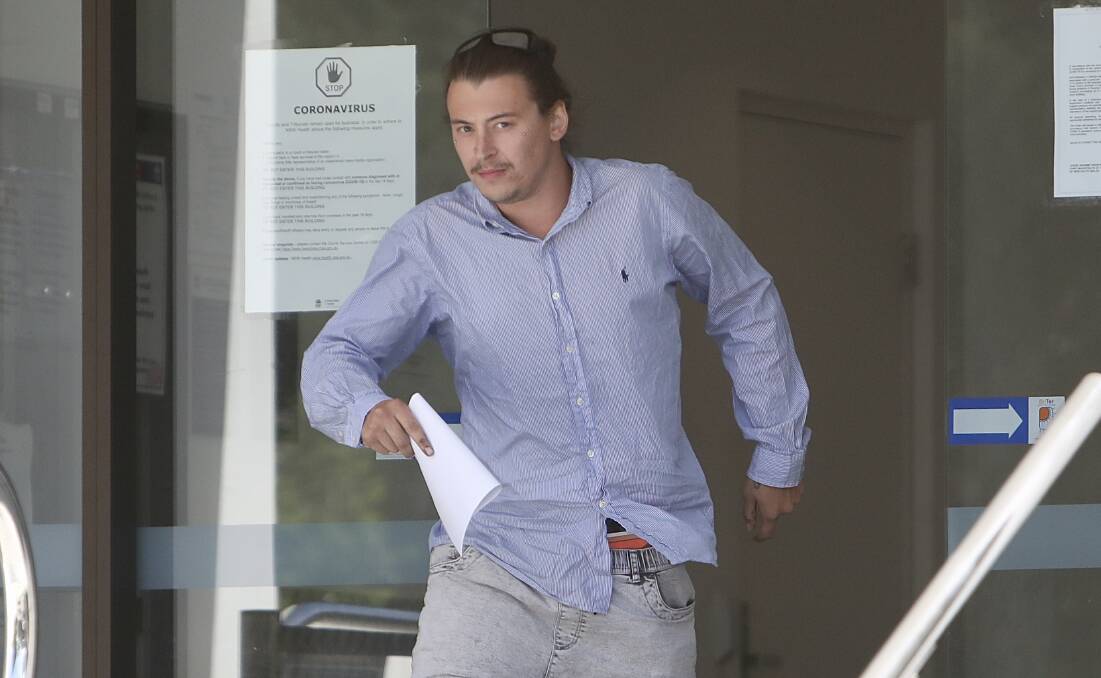 SENTENCED: Joseph Vervoort departs Wollongong Courthouse on Wednesday. 