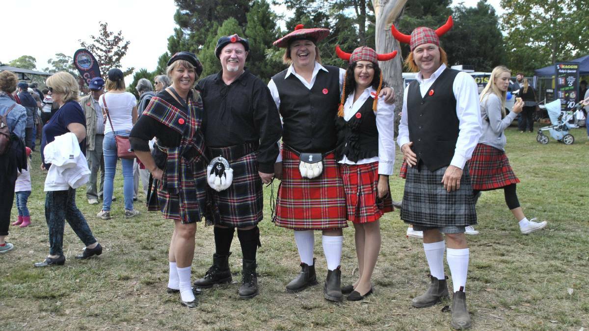 Community fun: People put their tartan on and travel from near and far for the annual Scottish Gathering at Bundanoon, the biggest event of its kind in Australia. Photo: file.